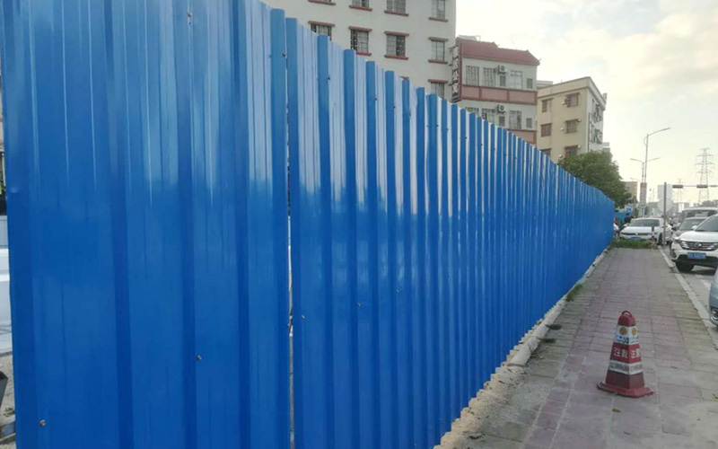 工地彩鋼瓦圍蔽 工地彩鋼瓦圍蔽